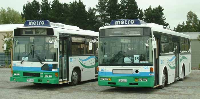 Christchurch Bus Hino Blue Ribbon 122 & Nissan Diesel 123